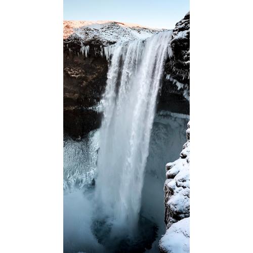 Infraobraz Zimní vodopád 60x120cm (600W)